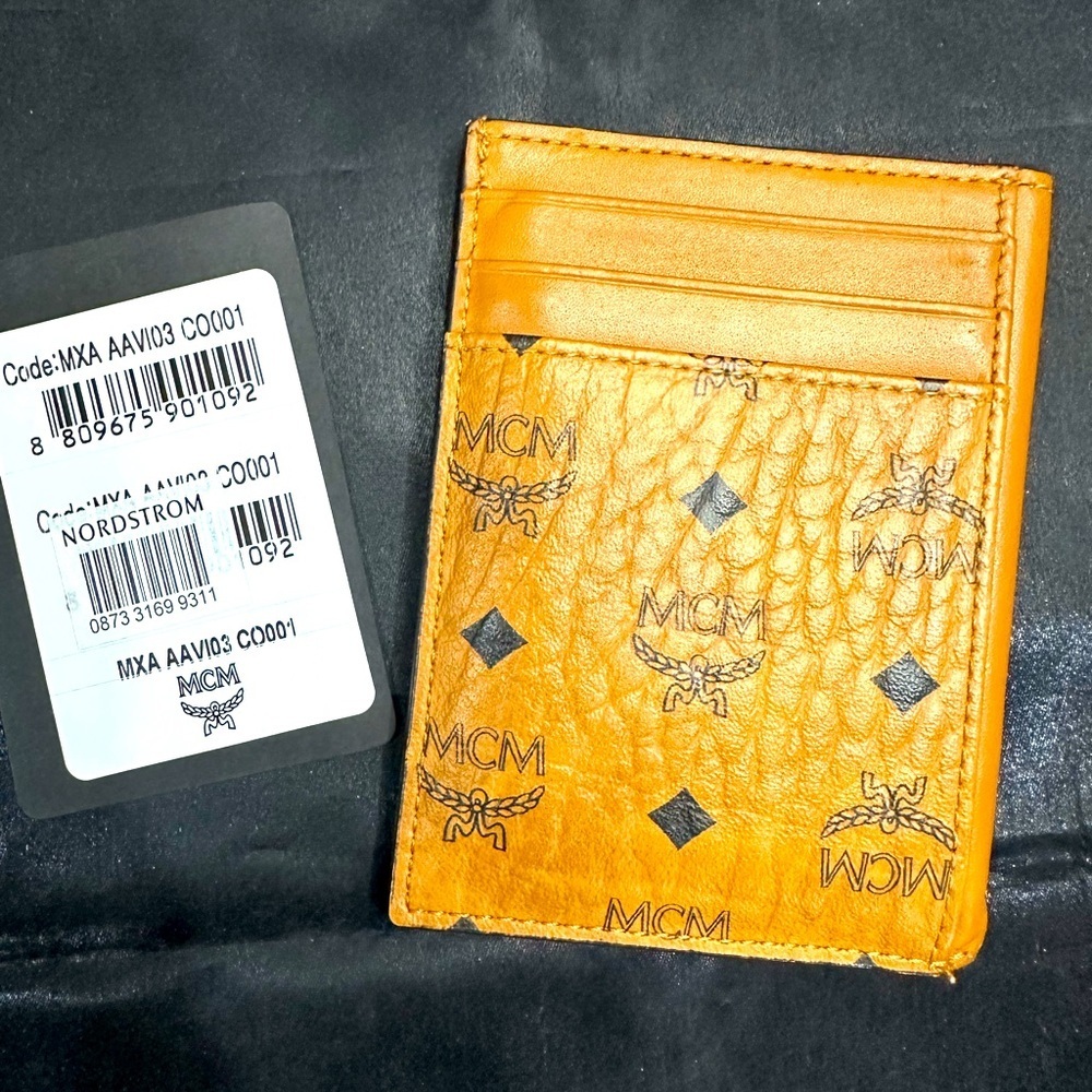 MCM N/S CARD CASE IN VISETOS ORIGINAL NWT​​